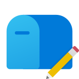 Editar caixa de correio icon
