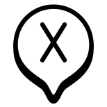 마커-x icon