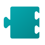 Turquoise Blockly icon