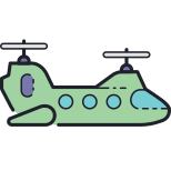 helicóptero duplo icon