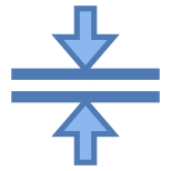 Fusionner horizontalement icon