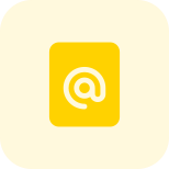 Contact card organizer icon