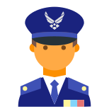 空軍司令官男性スキン タイプ 3 icon