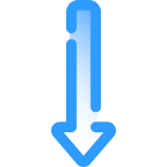 Длинная стрелка вниз icon
