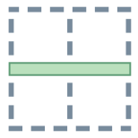 Bordure horizontale icon