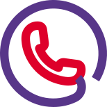 Public phone banner isolated on a white background icon