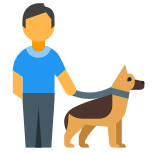 Mann-mit-Hund icon