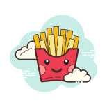 Kawaii French Fries icon