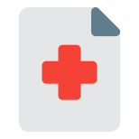 Bookmarked Medical File icon