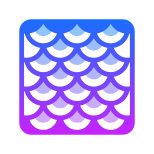 Pattern di squame di pesce icon