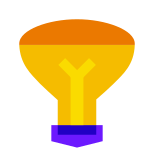 Lampadina riflettore icon