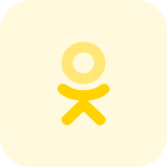 Odnoklassniki social network service for classmates and old friends icon