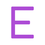 E icon