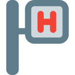 Hospital Sign icon