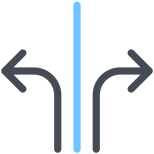 giro perpendicular icon