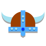 Casco de vikingo icon