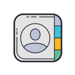 アップルの連絡先 icon