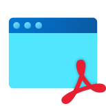 Fenêtre PDF icon