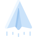 Aereo di carta icon