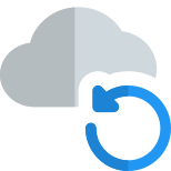 external-reload-cloud-content-with-refresh-arrow-button-cloud-shadow-tal-revivo icon
