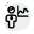 external-graph-chart-of-the-businessman-sharing-the-graph-full-green-tal-revivo icon