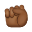 Raised Fist Medium Dark Skin Tone icon