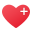 Сердце с плюсом icon