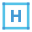 Hydrogen icon