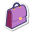Visão diagonal da bolsa icon