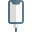 Mobile phone on charging with cable attached icon