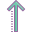 Pfeil: lang, hoch icon