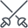 Espadas de esgrima icon