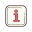 Знак информации в квадрате icon
