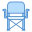 Chaise de camping icon