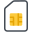 Chip de tarjeta SIM icon