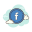 Facebook num Círculo icon