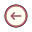 Стрелка влево в круге 2 icon