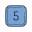 5  в закрашенном квадрате icon