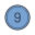 Circled 9 icon