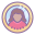 Circled User Female Skin Type 5 icon