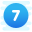 实心圈7 icon