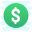 US-Dollar eingekreist icon