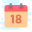 Calendário 18 icon