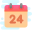 Calendário 24 icon