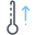 Thermometer nach oben icon