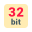 32 bits icon