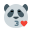 Beso panda icon