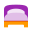Односпальная кровать icon