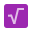 Quadratwurzel 2 icon