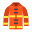 Abrigo de bombero icon